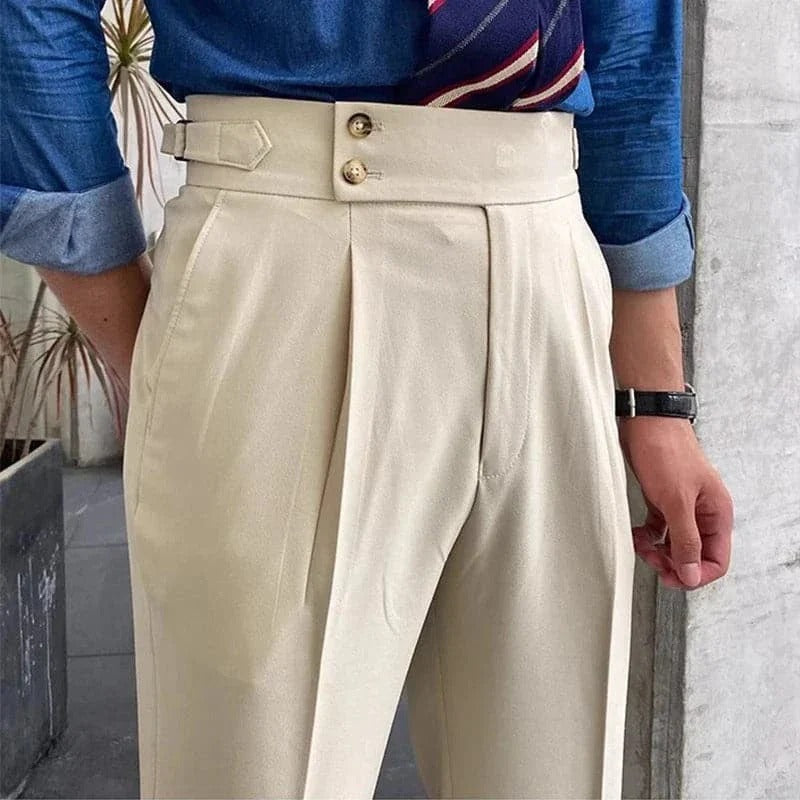 Fudus – Doppelt geknöpfte italienische Anzughosen für Herren