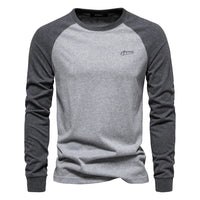 Lambert | Longsleeve mit Raglanärmeln in Grau