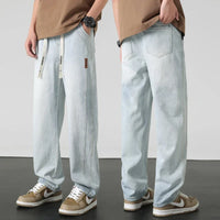 Toronto™ Jeans mit Kordelzugbund und Relaxed Fit in Hellblau