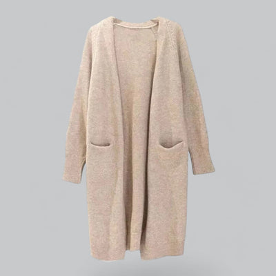 Fudus | Klassischer Langer Cashmere Strickjacke Für Frauen