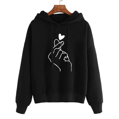 Quin- Langarm Hoodie Sweatshirt für Damen