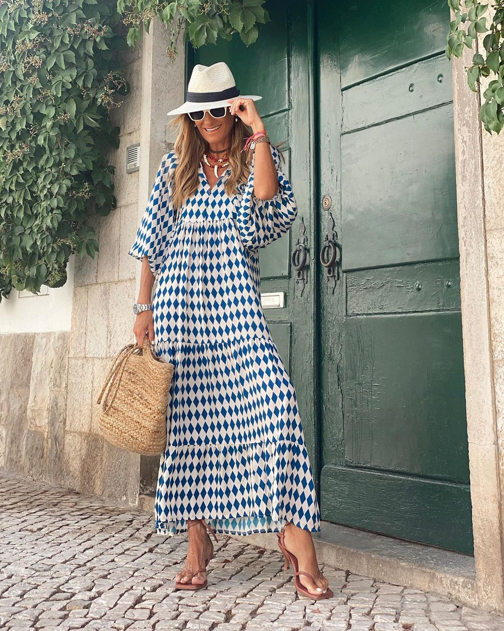 Soraya - Fließendes und Bequemes Maxi-Kleid für Damen