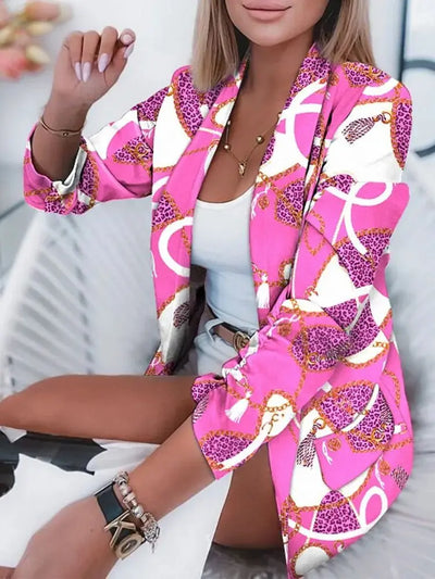 Darline - Stylische Blazerjacke mit Anti-Pilling und Knopfverschluss für Frauen