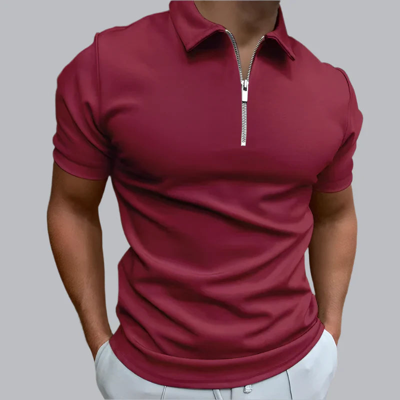 Kunibert™ | Klassisches Reißverschluss Polo Shirt