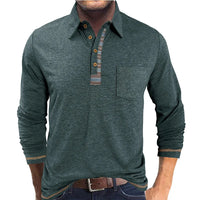 Bellford™ Langarm-Poloshirt Mit Raffiniertem Finish in Grün