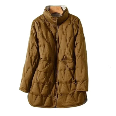 Enrika- Damen Wende-Dünne Steppjacke