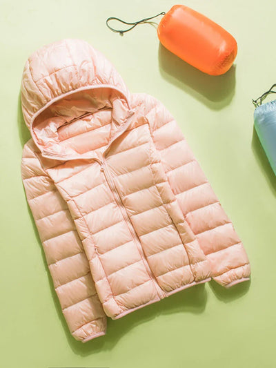 Amber - Outdoor Daunenjacke mit Kapuze für Damen