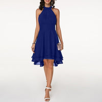 Loren - Schickes Kleid mit Rüschen in Blau