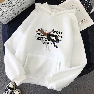 Athen- Bedruckter Baumwoll-Hoodie für Damen
