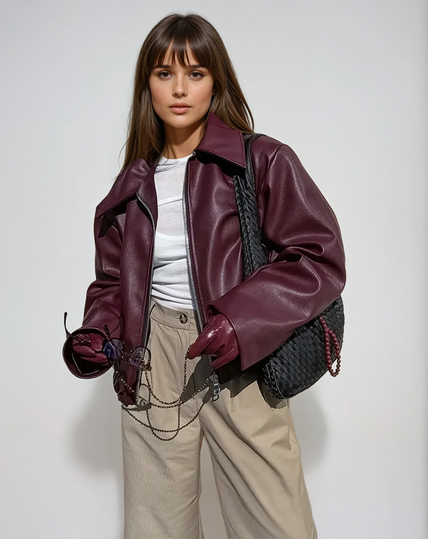 Tara – Elegante Lederjacke