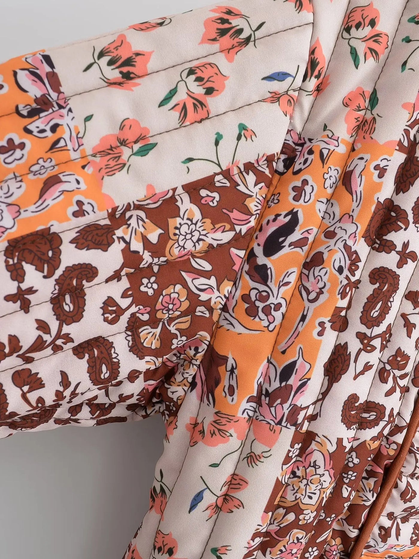 Giselo | Wintermantel mit Blumenmuster