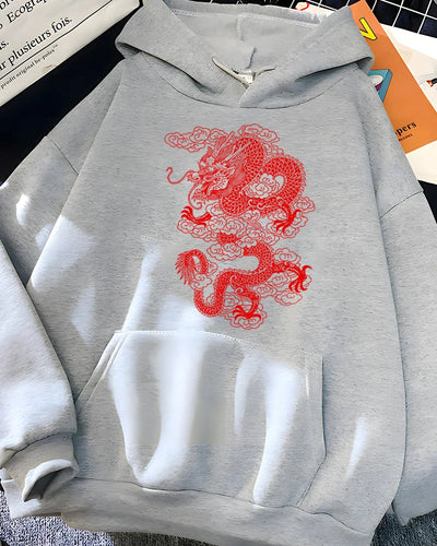 Rubika- Kapuzenpullover mit Grafikdruck für Damen