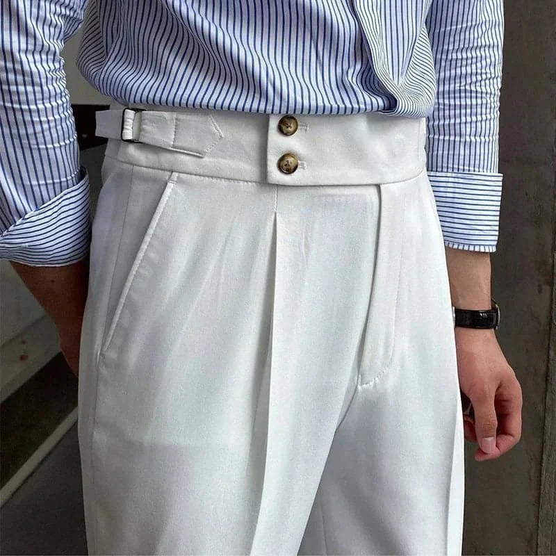 Fudus – Doppelt geknöpfte italienische Anzughosen für Herren