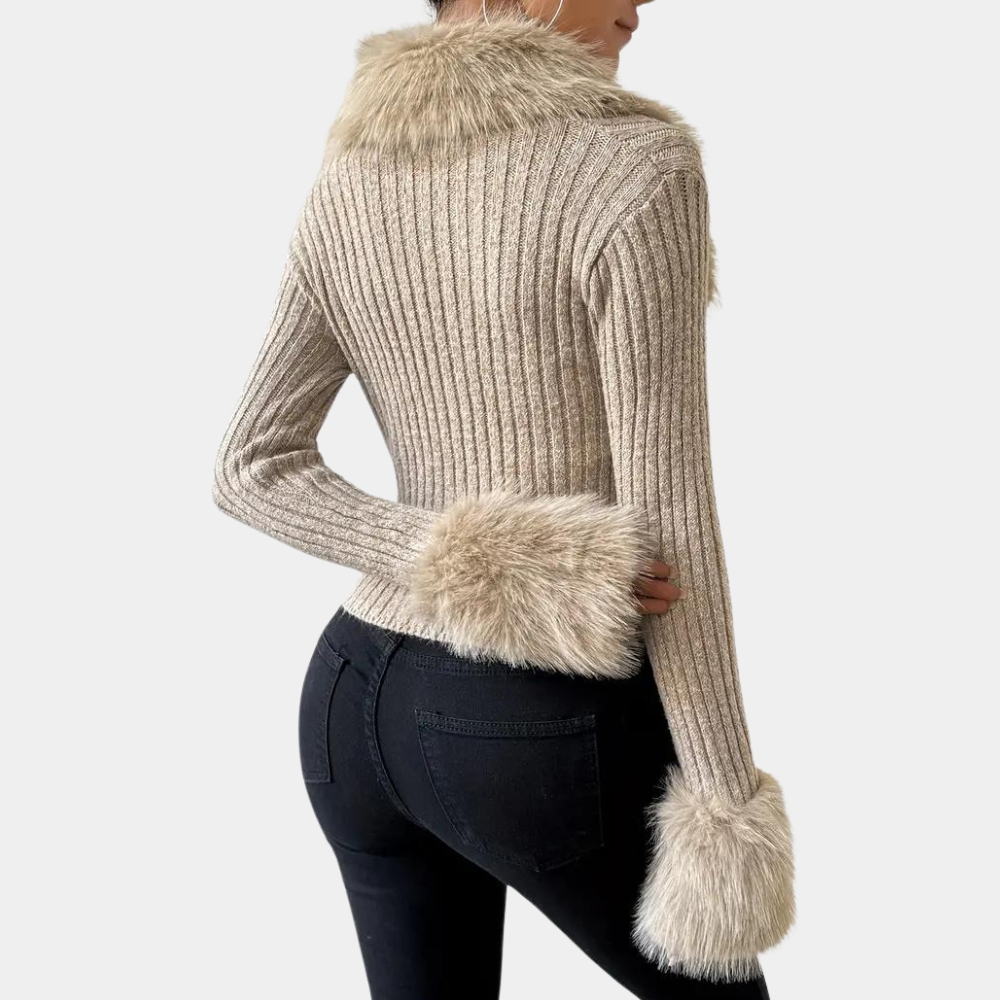 KIELLE - Elegante Strickjacke für Frauen