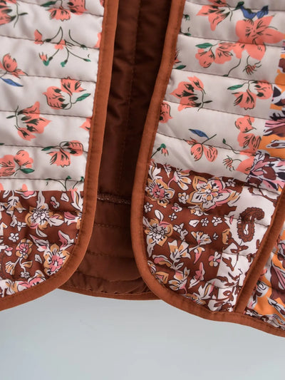 Giselo | Wintermantel mit Blumenmuster