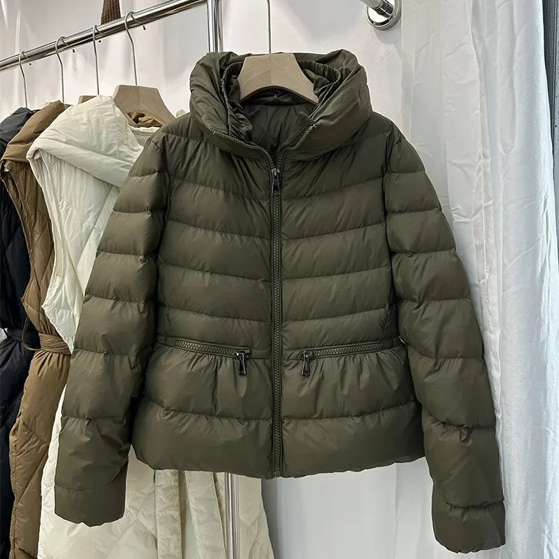 Amorie- Winter Daunen-Pufferjacke für Damen