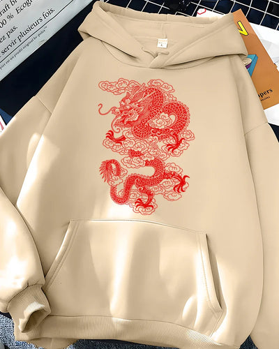 Rubika- Kapuzenpullover mit Grafikdruck für Damen