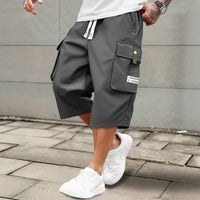 Chicago™ Cargo-Shorts mit bequemem Sitz und verlängerter Länge in Grau