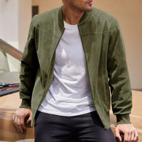 Norven™ Jacke In Wildleder-Optik Mit Premium-Komfort in Armeegrün