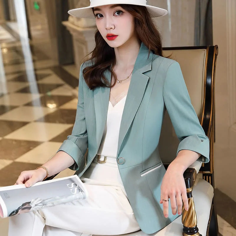 Romana - Schicker Blazer mit Schmaler Passform und Einzelknopf für Frauen
