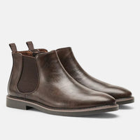 Elias | Zeitlose Chelsea-Stiefel in Dunkelbraun