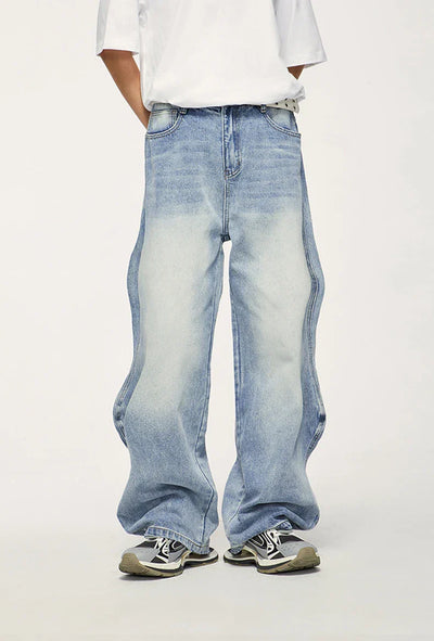 Baggy Jeans mit weitem Bein für Herren