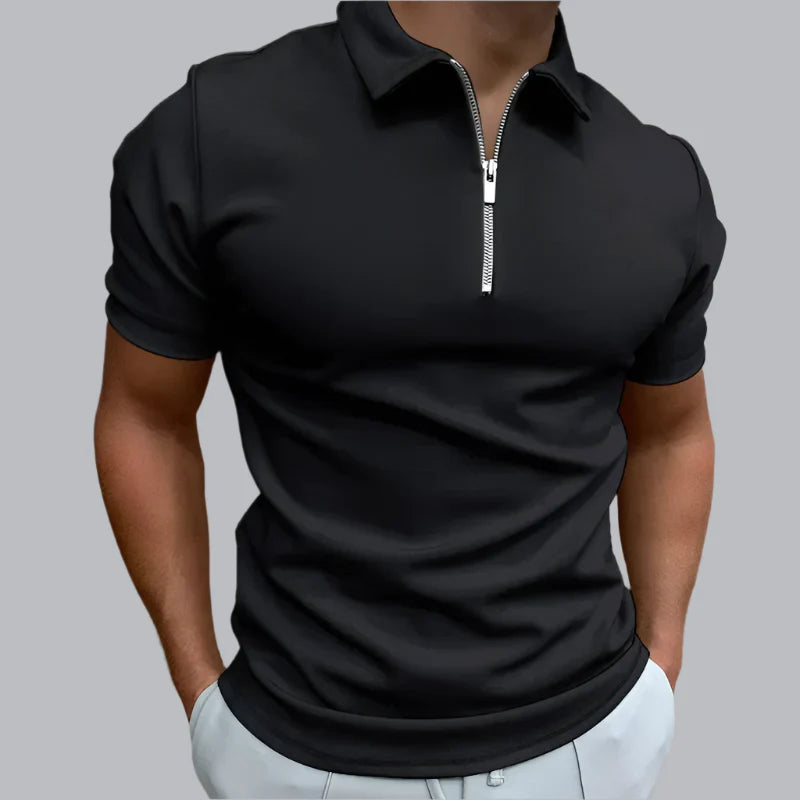 Kunibert™ | Klassisches Reißverschluss Polo Shirt