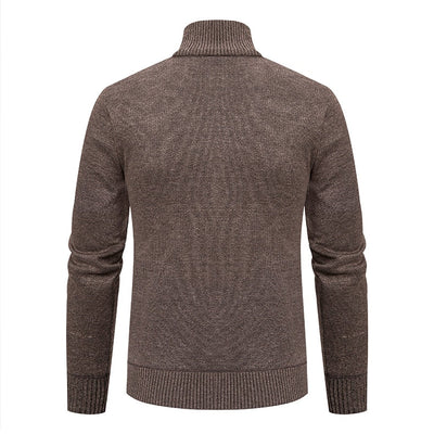 Mambo | Herren Grobstrick-Cardigan mit Stehkragen