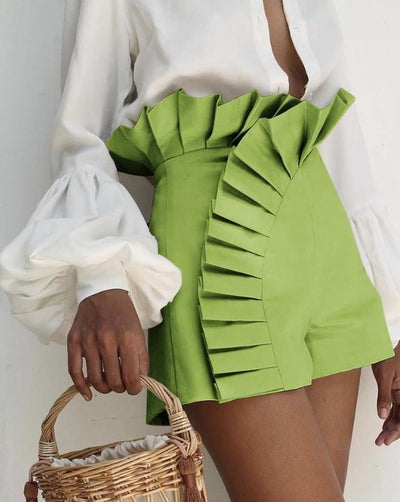 Shorty | Stylische Rüschenshorts