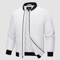 Warme Winterjacke für Männer - Mathias in Weiß