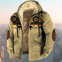 Laszlo - Bequeme Kapuzenjacke in Khaki