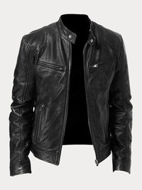 Zarek – Stilvolle Freizeitjacke in Schwarz