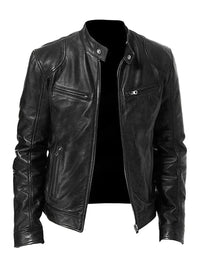 Lässige Jacke für Männer in Schwarz