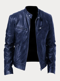 Zarek – Stilvolle Freizeitjacke in Dunkelblau