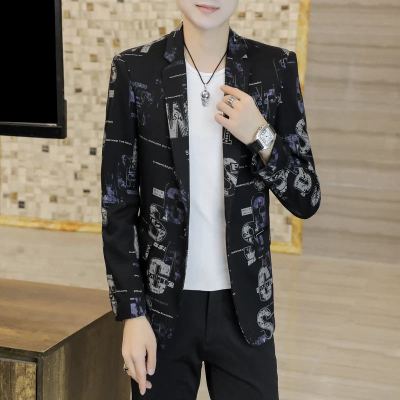 Cason- Eleganter Print-Blazer für Herren
