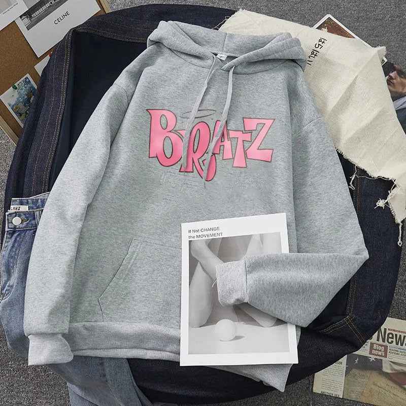 Posy- Print Sweatshirt mit Letter-Design für Damen