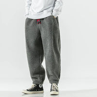 Herren-Sweatpants mit Kordelzug und Taschen in Grau