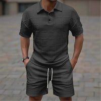 Draven™-Set mit Hochwertigem, Strukturiertem Stoff und Modernem Design in Schwarz