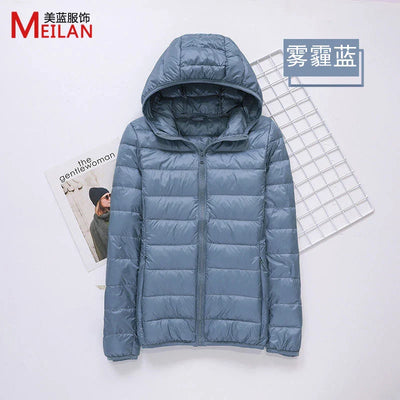 Amber - Outdoor Daunenjacke mit Kapuze für Damen