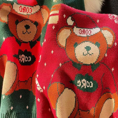 Serafina- Weihnachtspullover im Vintage-Stil