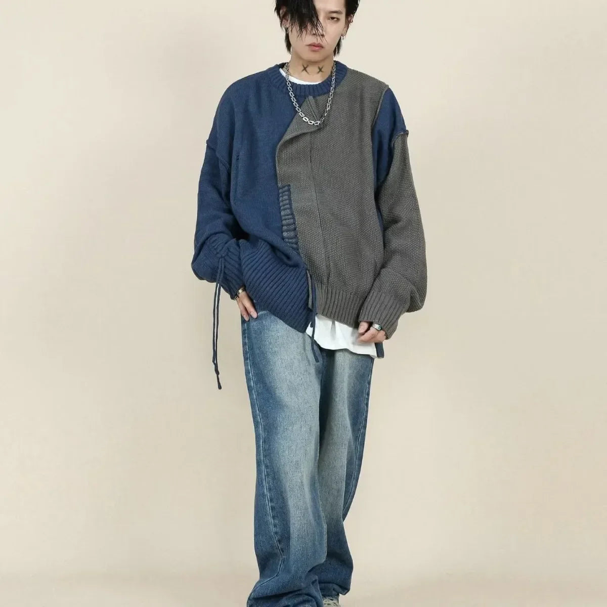 Kemuel- Retro-Pullover im Vintage-Stil