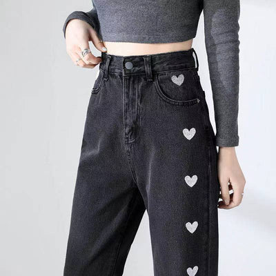 Valentine | High-Waist Jeans mit geradem Bein