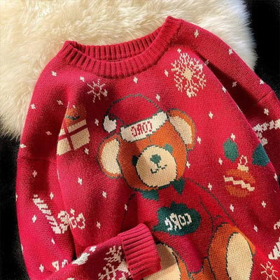 Serafina- Weihnachtspullover im Vintage-Stil