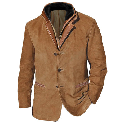 Fudus Herrenjacke in Kaffeebraun - Austin