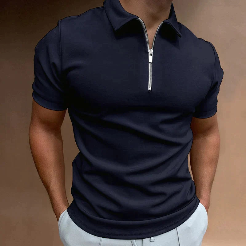 Fudus | Stilvolles Half Zip Polo Für Männer