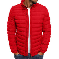 Daniel | Warme Winterliche Jacke in Rot