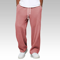 Samuel | Weite Komforthose mit verstellbarem Bund in Rosa
