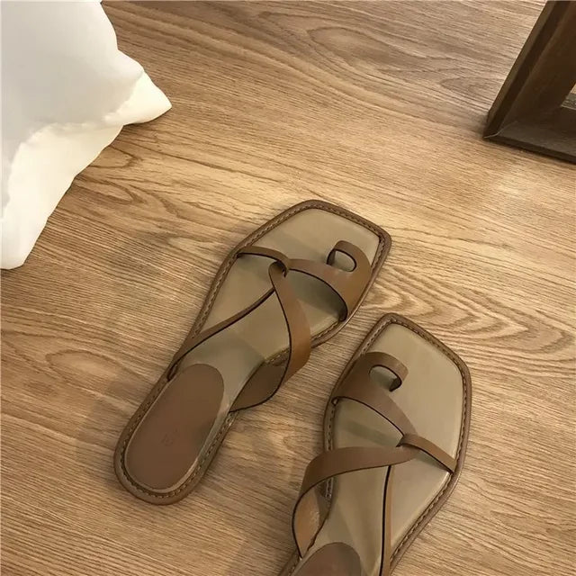 Vronik | Flache Sommer-Flip-Flops für Frauen
