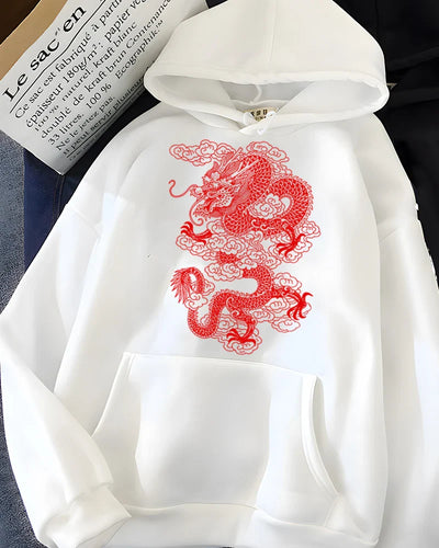 Rubika- Kapuzenpullover mit Grafikdruck für Damen