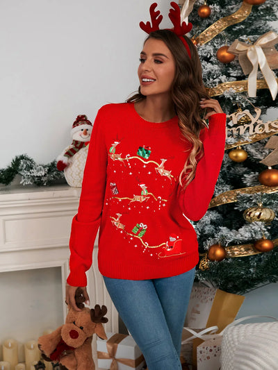 Mercedes- Weihnachtspullover für Damen